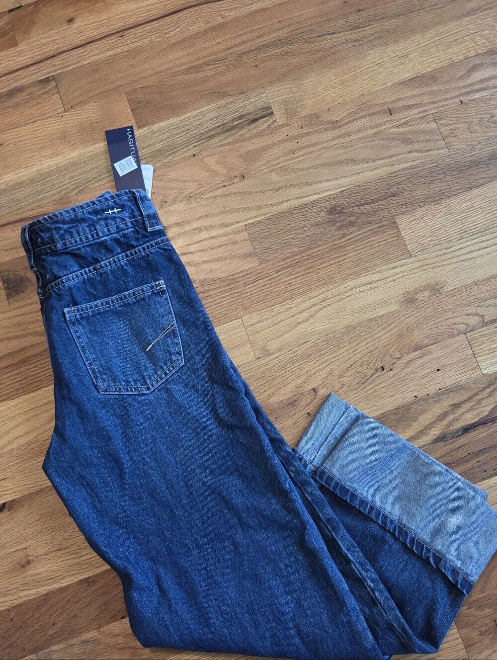 Habitual Girl Jeans Cropped Wide Leg High Rise Size 10 NWT Clean Girl Y2k